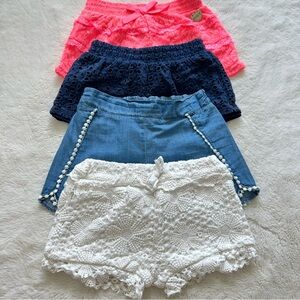 Bundle of girls shorts size 4-5 years